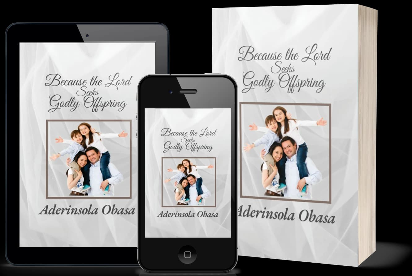 Because the Lord Seeks Godly Offspring book cover in different formats